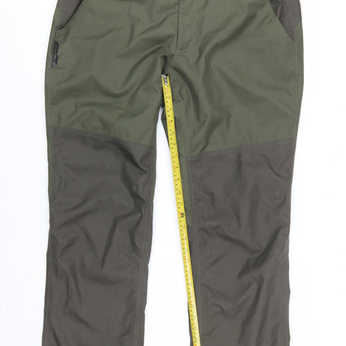 Decathlon Men's Green XL Cargo Trousers Lightweight Outdoor Workwear