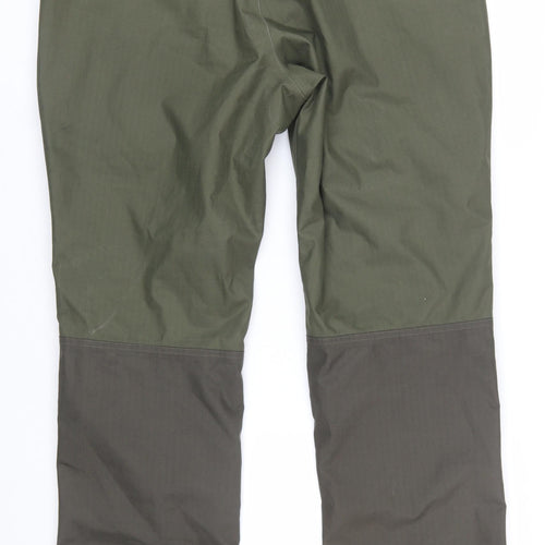 Decathlon Men's Green XL Cargo Trousers Lightweight Outdoor Workwear
