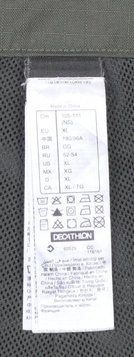 Decathlon Men's Green XL Cargo Trousers Lightweight Outdoor Workwear