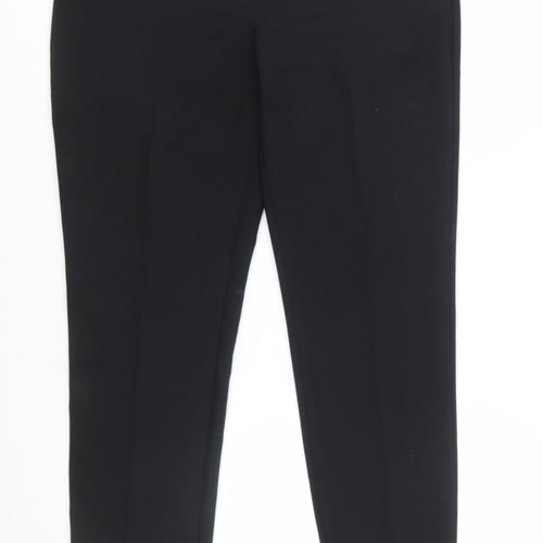 BHS Women’s Black Size 12 Regular Fit Dress Trousers Polyester Work Pants
