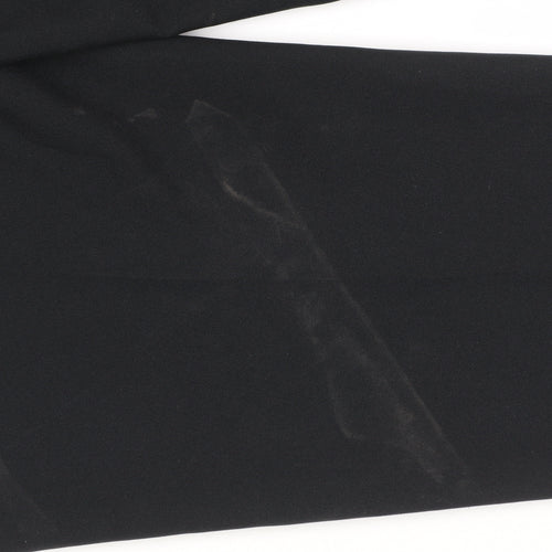 BHS Women’s Black Size 12 Regular Fit Dress Trousers Polyester Work Pants