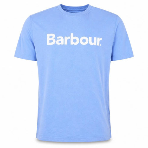 Barbour Men's Blue Cotton Logo Slim Fit T-Shirt Size S