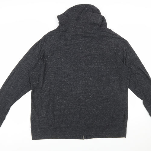 Nike Men's Black 2XL Full Zip Hoodie Just Do It Sportswear