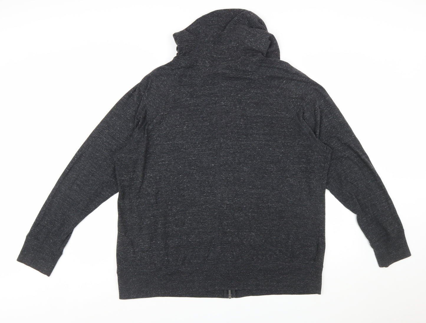 Nike Men's Black 2XL Full Zip Hoodie Just Do It Sportswear