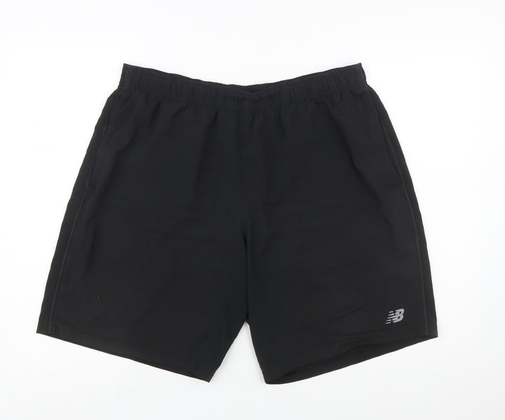 New Balance Men's Black XL Athletic Gym Training Shorts