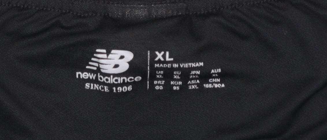 New Balance Men's Black XL Athletic Gym Training Shorts