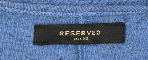 Reserved Womens Blue XS Long Sleeve Crew Neck Jersey Top
