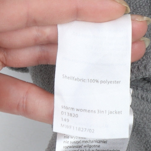 Mountain Warehouse Women’s Grey Fleece 3-in-1 Jacket Size 18