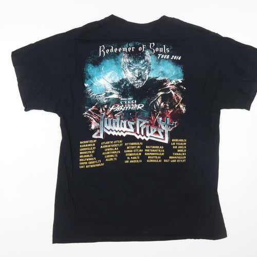 Fruit of the Loom Men's Black Judas Priest Band Tour 2014 T-Shirt L