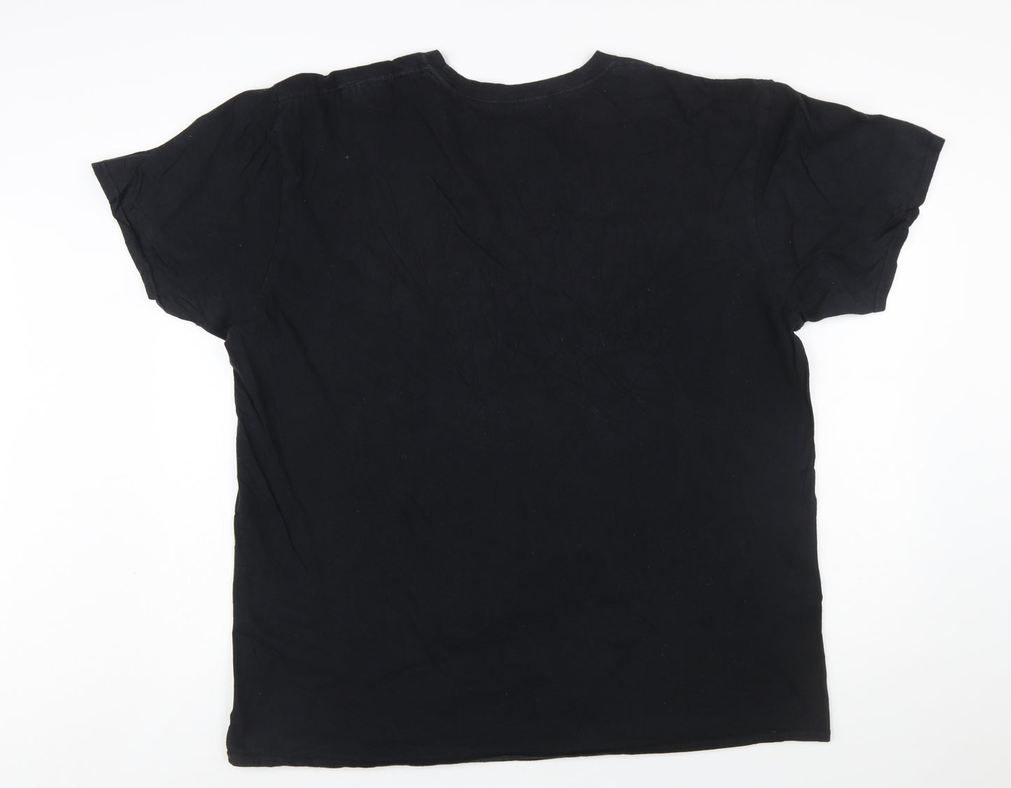 Xplosive Ape Men's Black 2XL Cotton Graphic Gym T-Shirt