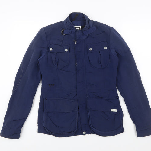 G-Star Raw Blue Military Style Softshell Jacket Unisex Adults S