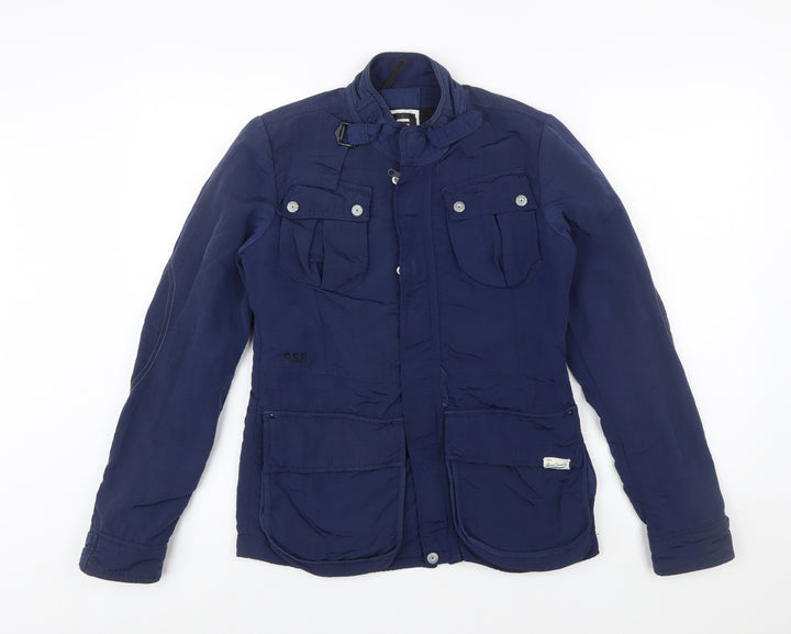 G-Star Raw Blue Military Style Softshell Jacket Unisex Adults S