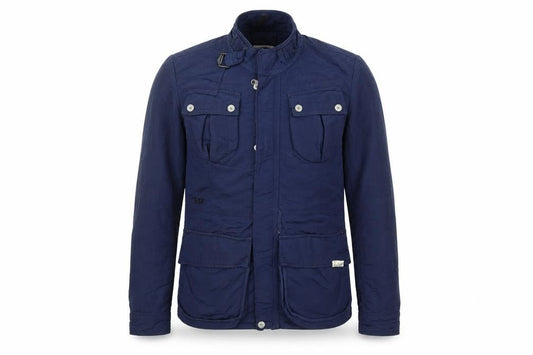Front view of G-Star RAW Blue Military Style Softshell Jacket unisex adults s