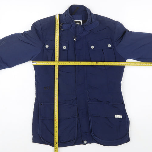 G-Star Raw Blue Military Style Softshell Jacket Unisex Adults S