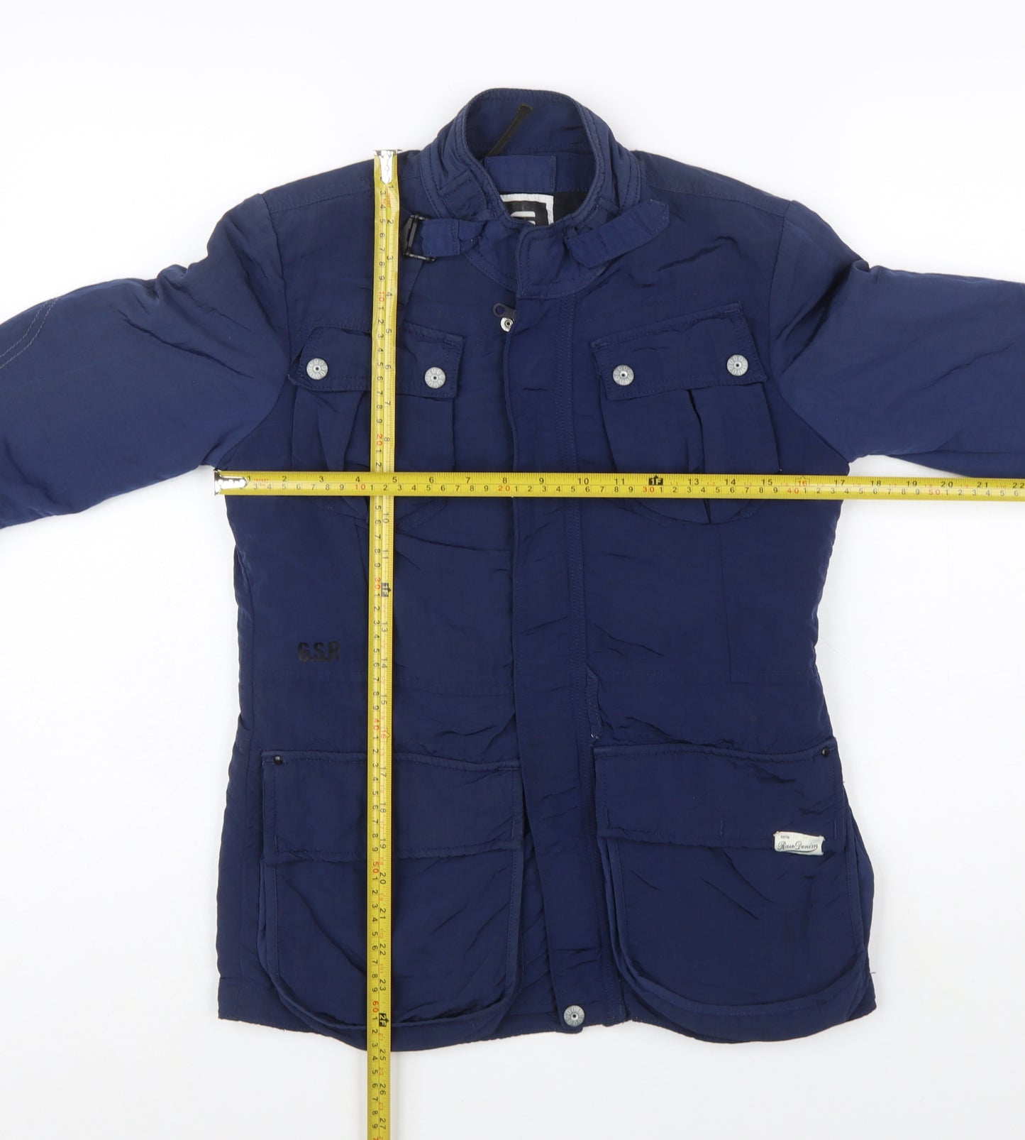 G-Star Raw Blue Military Style Softshell Jacket Unisex Adults S