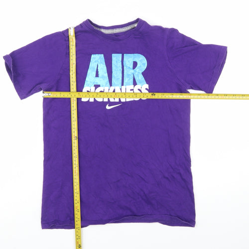 Nike Boys Purple Air Sickness Graphic Athletic T-Shirt 12-13 Years