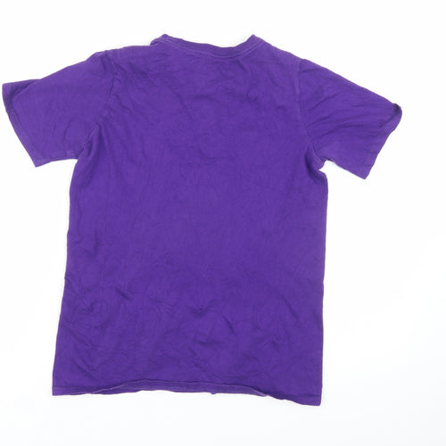 Nike Boys Purple Air Sickness Graphic Athletic T-Shirt 12-13 Years