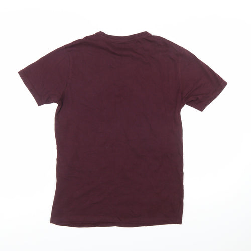883 Police Men's Brown Slim Fit Cotton T-Shirt Size S