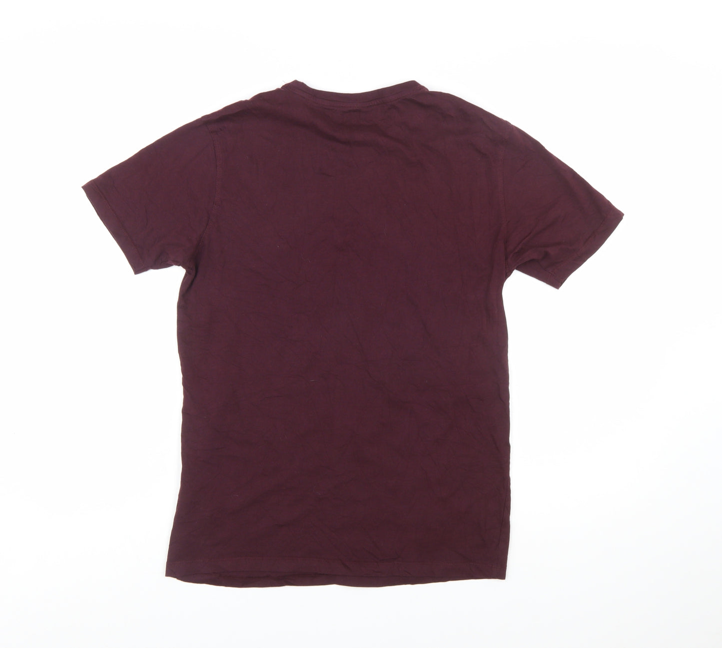 883 Police Men's Brown Slim Fit Cotton T-Shirt Size S