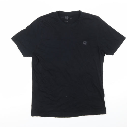883 Police Men's Black Short Sleeve Crew Neck Cotton T-Shirt Medium