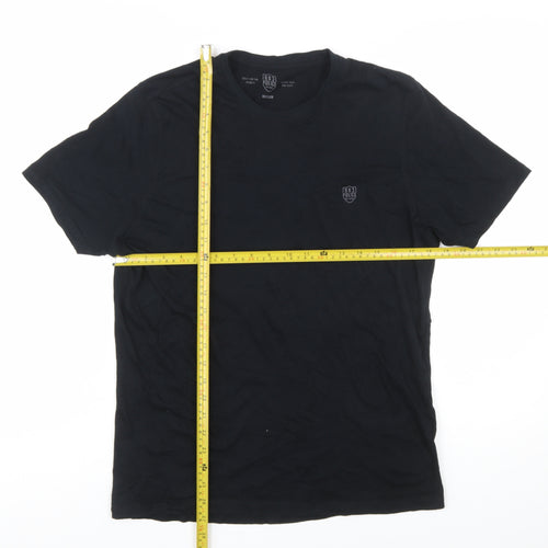 883 Police Men's Black Short Sleeve Crew Neck Cotton T-Shirt Medium