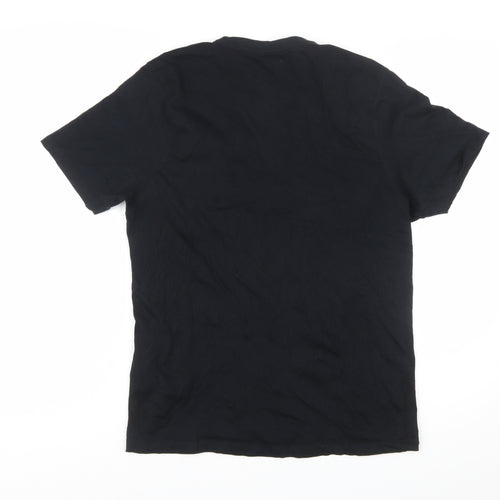883 Police Men's Black Short Sleeve Crew Neck Cotton T-Shirt Medium