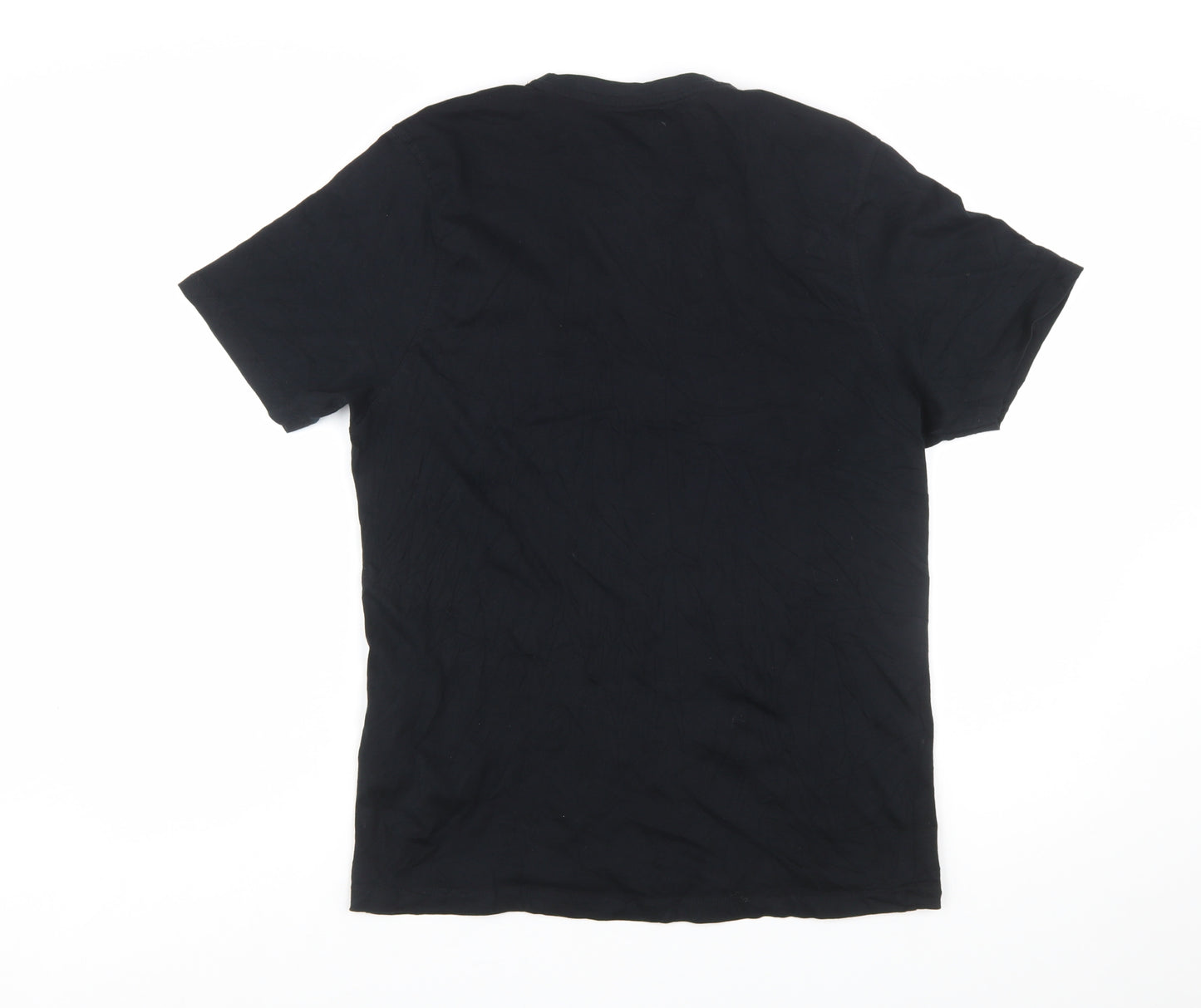 883 Police Men's Black Short Sleeve Crew Neck Cotton T-Shirt Medium