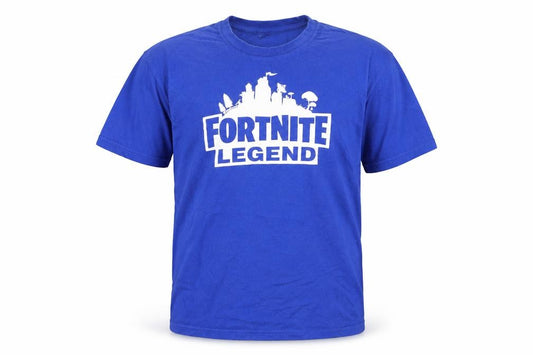 B&C Collection Boys Blue Fortnite Legend T-Shirt 12-14 Years Cotton Short Sleeve
