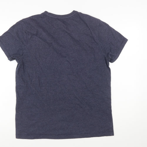 Trespass Men's Blue Quick Dry Graphic Outdoor T-Shirt M