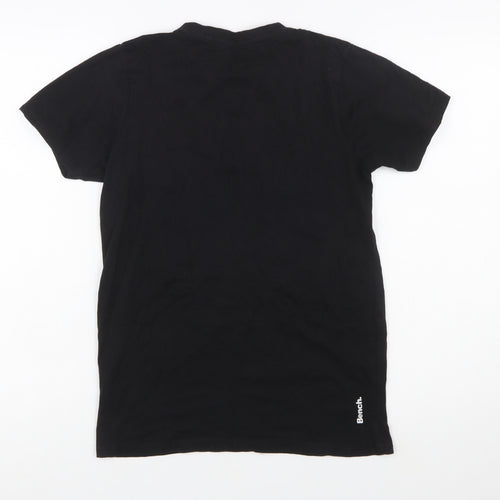 Bench Teens Black Cotton Crew Neck Short Sleeve T-Shirt 13 Years
