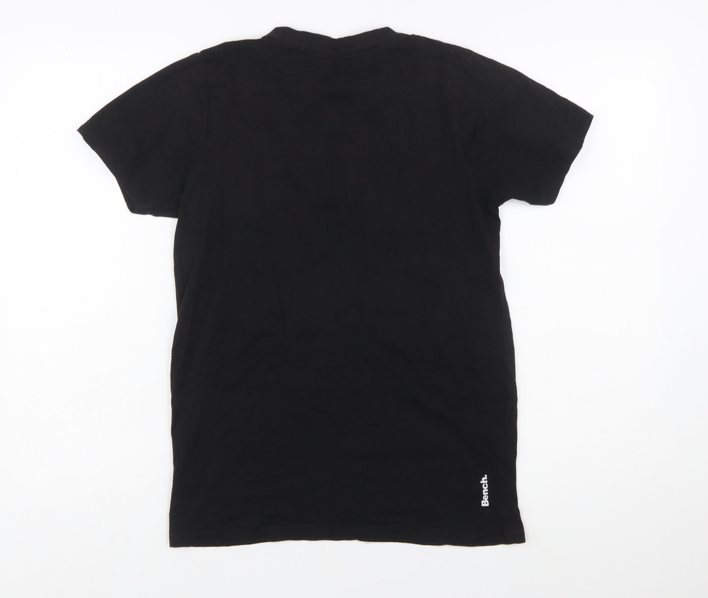 Bench Teens Black Cotton Crew Neck Short Sleeve T-Shirt 13 Years