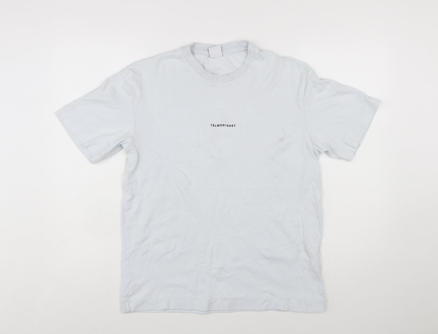 Zara Women White Cotton Short Sleeve Basic T-Shirt Size S
