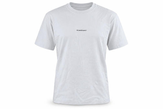 Front view of Zara Women White Cotton Short Sleeve Basic T-Shirt, size S