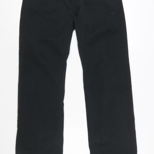 Teddy Smith Womens Black Size 32 Straight Leg Jeans
