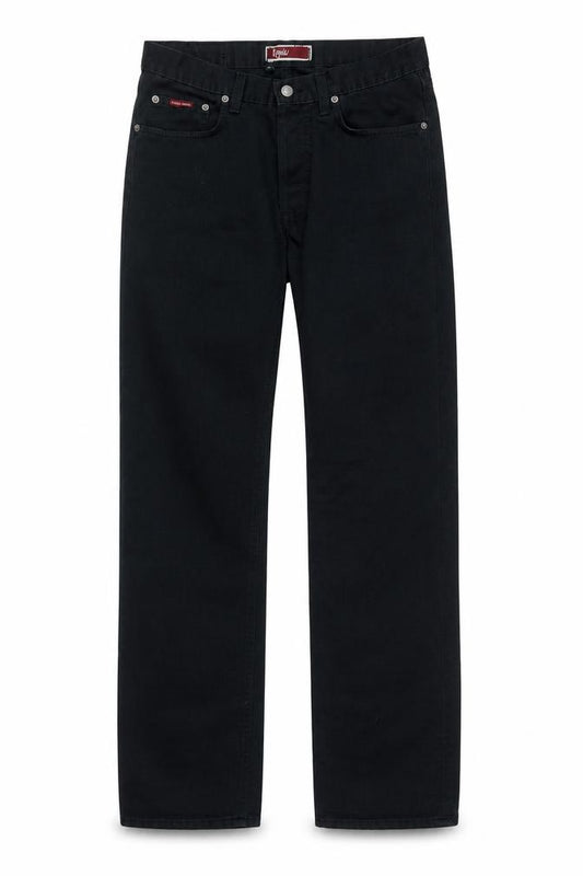Teddy Smith Womens Black Size 32 Straight Leg Jeans