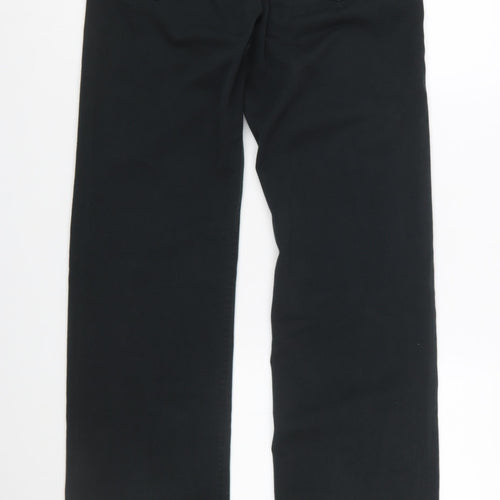 Teddy Smith Womens Black Size 32 Straight Leg Jeans