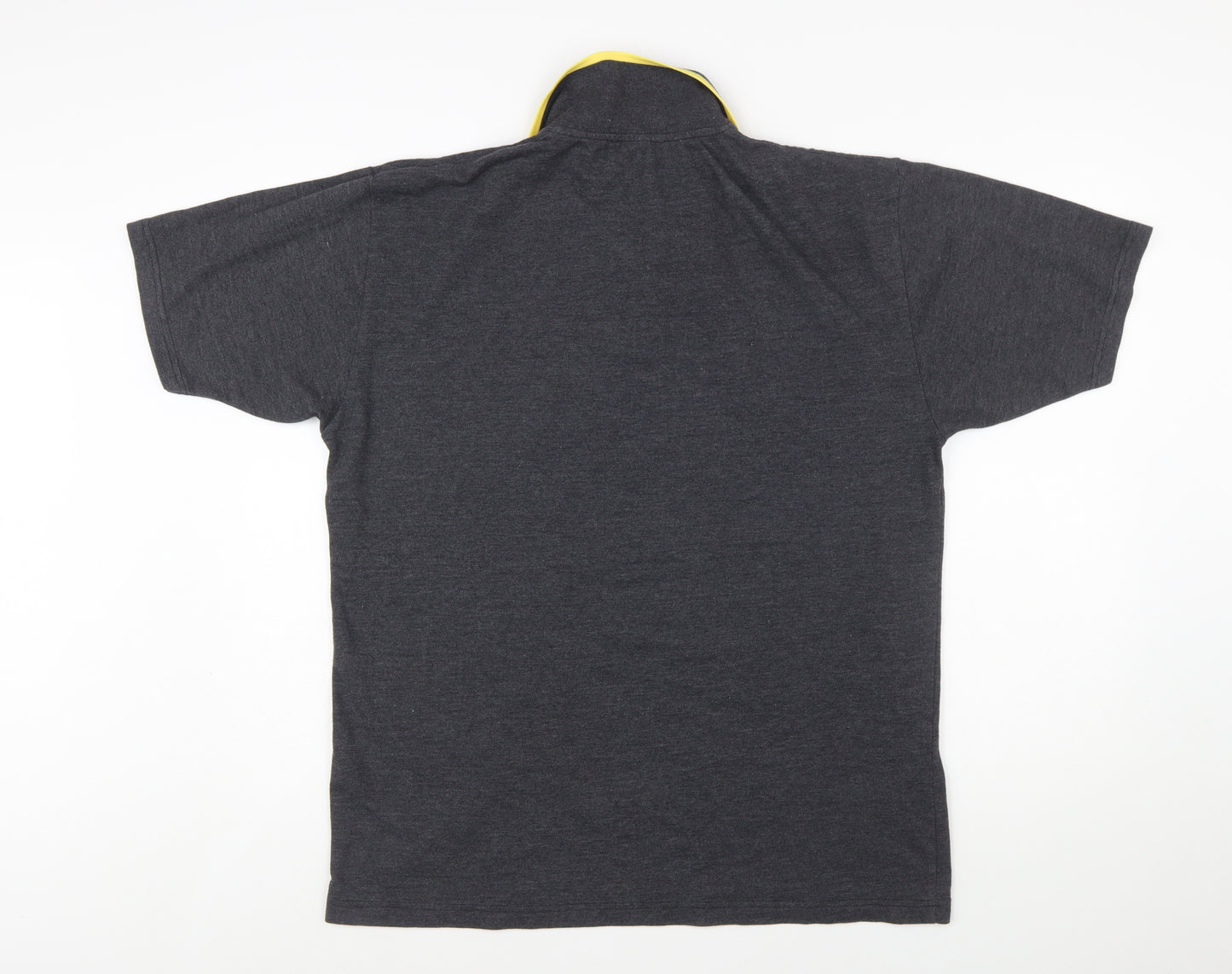 Millennium Experience Men’s Grey Polo Shirt Large Embroidered Logo Vintage