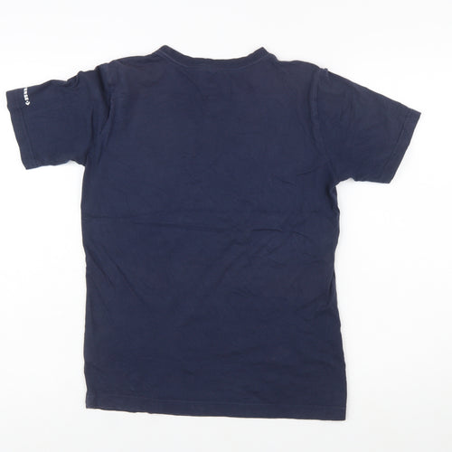 Converse Boys Blue Logo Graphic T-Shirt 12-13 Years Casual Cotton Top