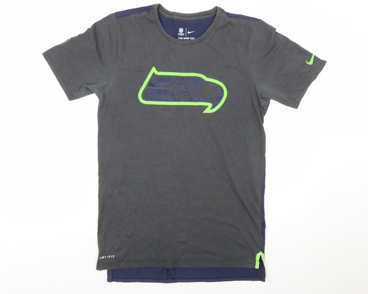 Nike NFL Onfield Dri-Fit Men's Grey Blue Small Short Sleeve T-Shirt