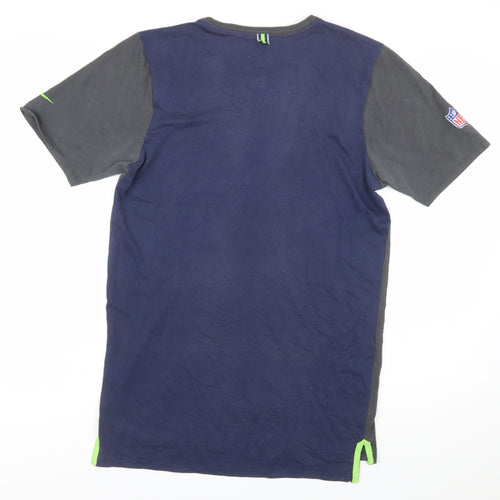 Nike NFL Onfield Dri-Fit Men's Grey Blue Small Short Sleeve T-Shirt