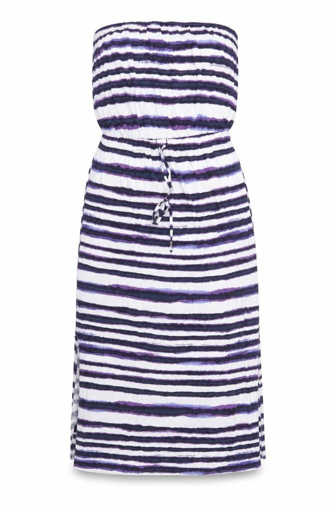 Monsoon Women’s Multicoloured Strapless Jersey Knee Dress M
