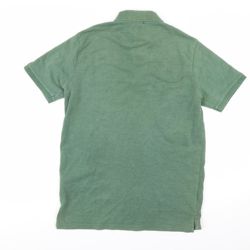 Ralph Lauren Men's Green Custom Fit Polo Shirt Size L