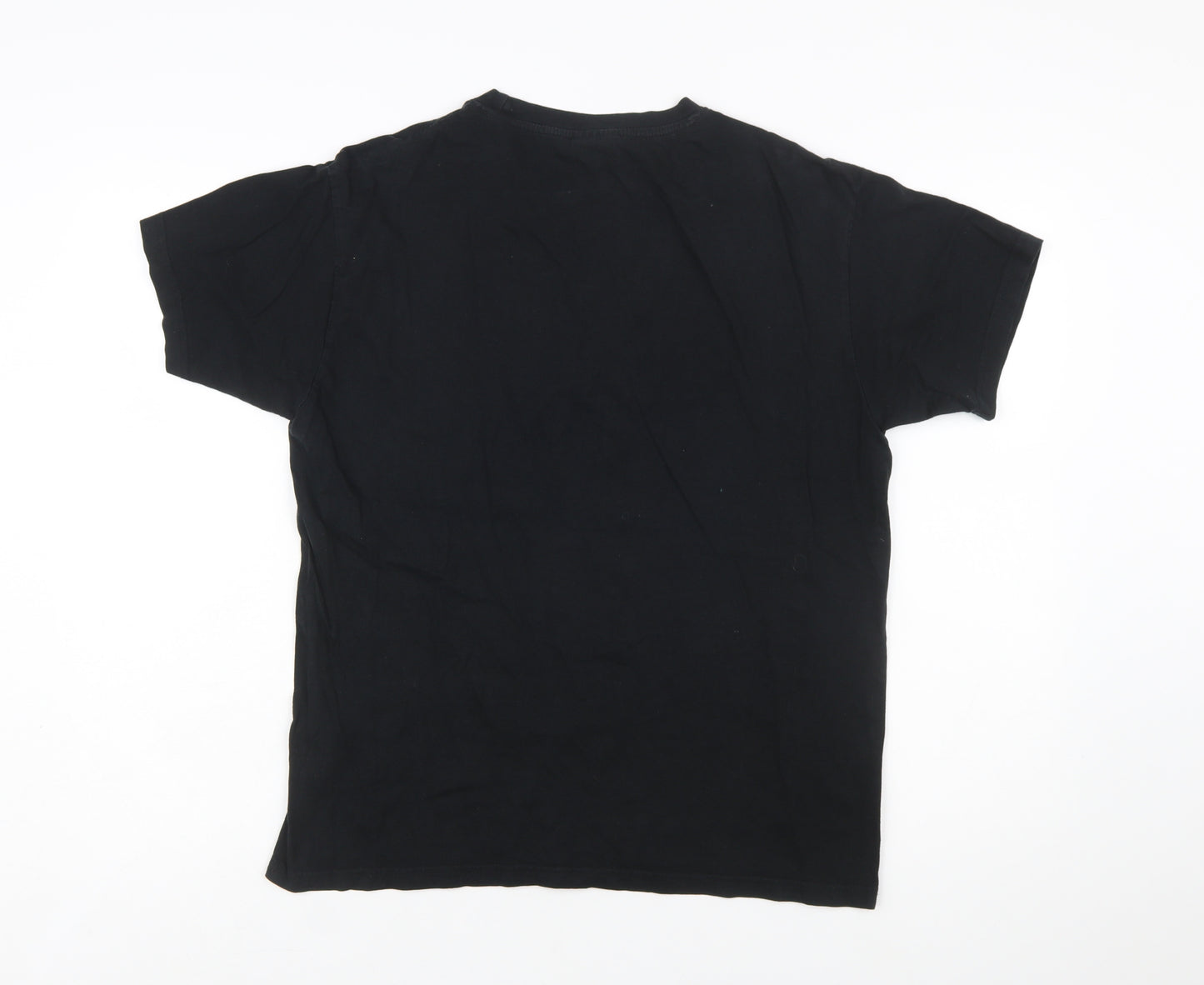 Fox Originals Unisex Black Amsterdam Graphic Cotton T-Shirt M