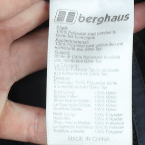 Berghaus Men's Black XL Waterproof Parka Jacket