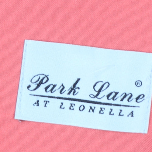 Park Lane at Leonella Womens Pink Size 12 Short Sleeve Suit Top