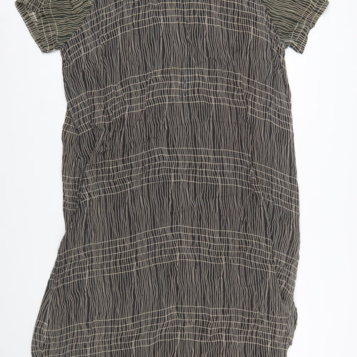 Ann Harvey Women’s Brown Geometric Shift Dress Size 20