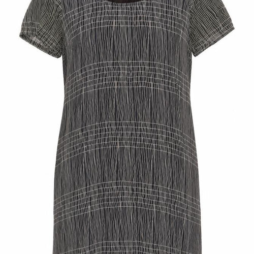 Ann Harvey Women’s Brown Geometric Shift Dress Size 20
