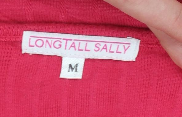 Long Tall Sally Women's Pink Cotton Sleeveless Tank Top M Tall