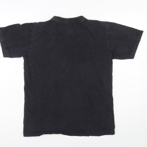 Black T Men’s Black Assassin’s Creed Graphic Cotton T-Shirt M