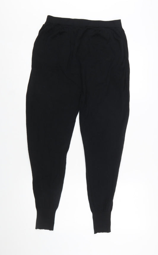 John Smedley Women's Black Cotton Leggings Size S